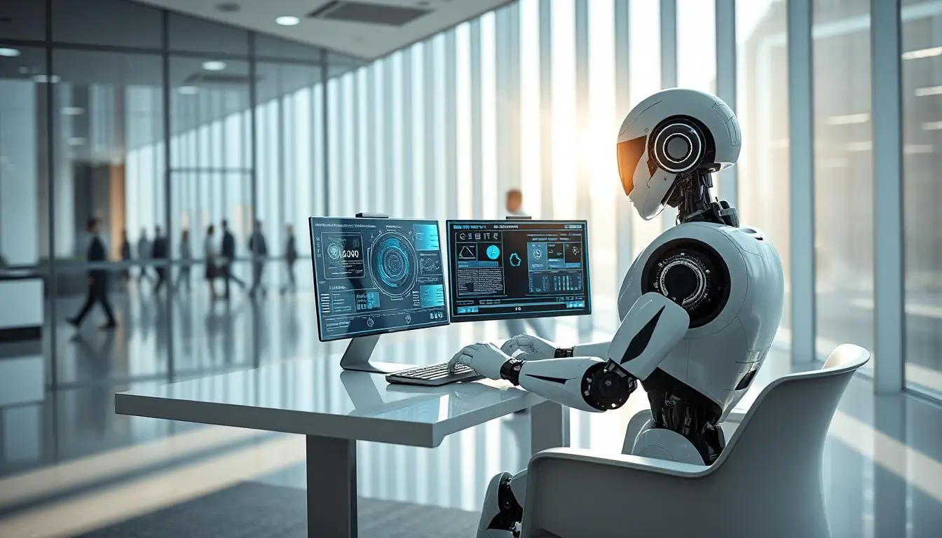 Wie RPA-Bots mit KI-Algorithmen Workflows und Arbeits-Prozesse optimieren.