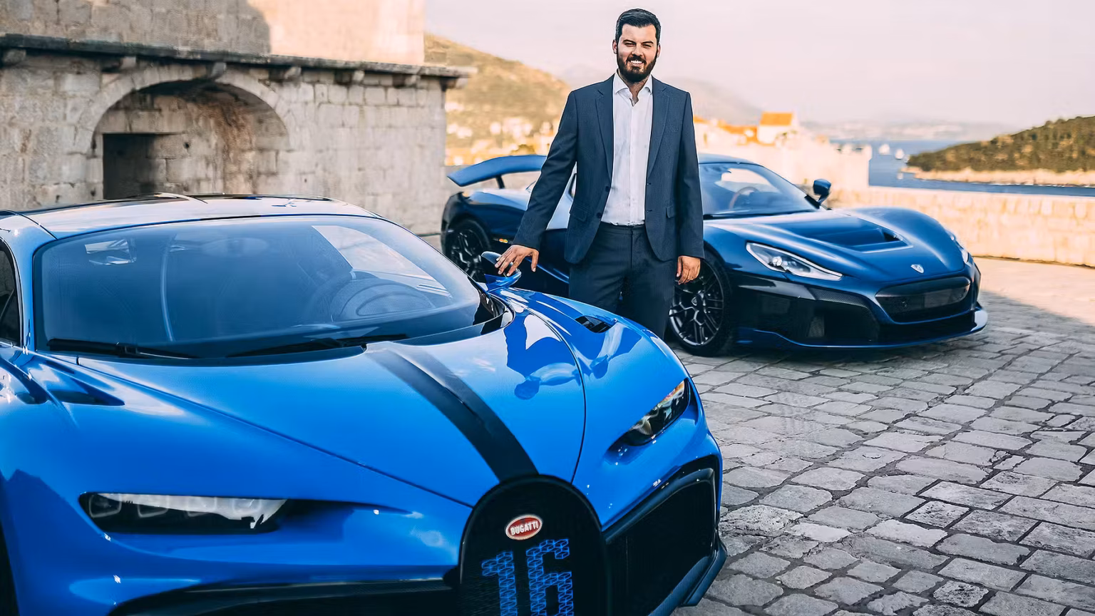 Der kroatische Elektroauto-Pionier Mate Rimac greift nach der vollständigen Kontrolle über die Luxusmarke Bugatti.
