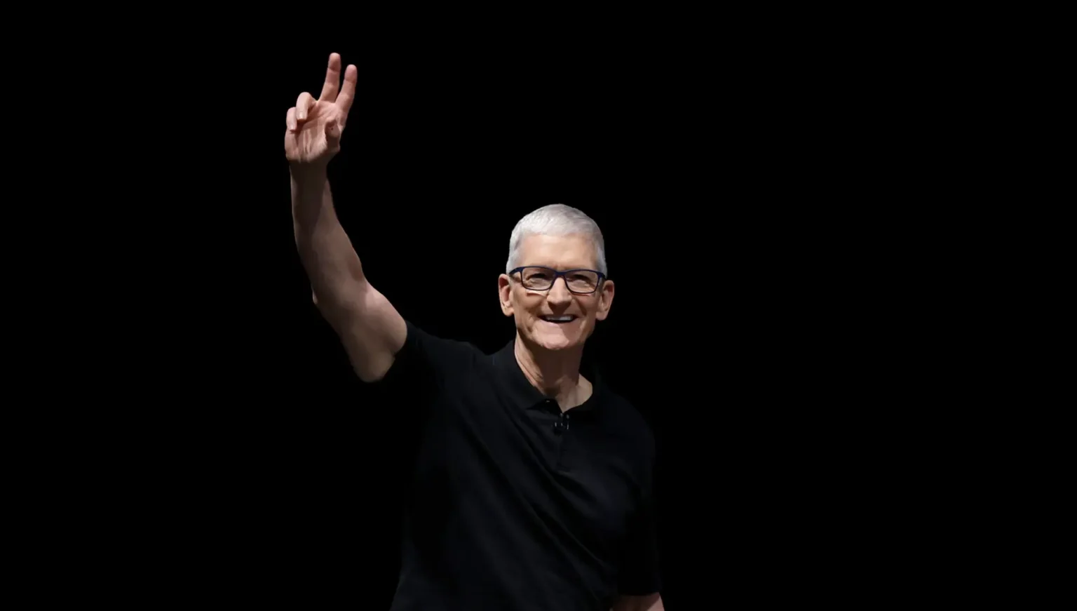 Tim Cook, CEO von Apple kündigt an, offen zu sein für Unternehmenszukäufe im Bereich KI.